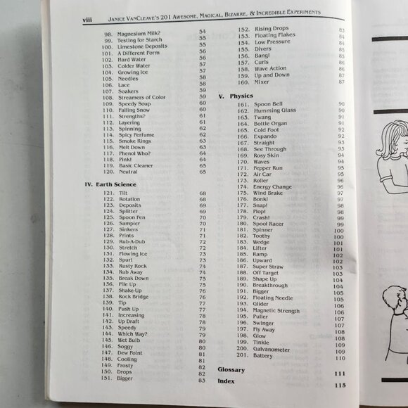 Janice VanCleave's 201 Science Experiments 9780471310112 Book Awesome, Magical, - Picture 12 of 15